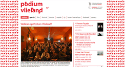 Desktop Screenshot of podiumvlieland.nl